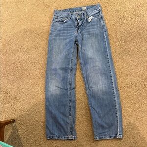 Ralph Lauren Classic Men's Straight-Leg Blue Jeans Size 12